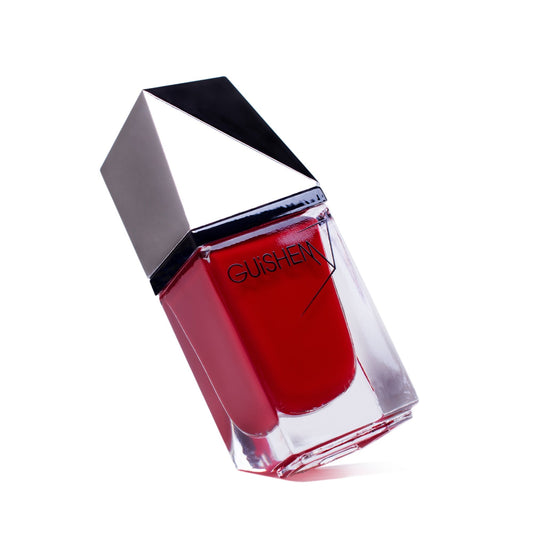 Premium Nail Lacquer, FLAME - 001, TRUE RED CRÈME NAIL POLISH - Which Mark