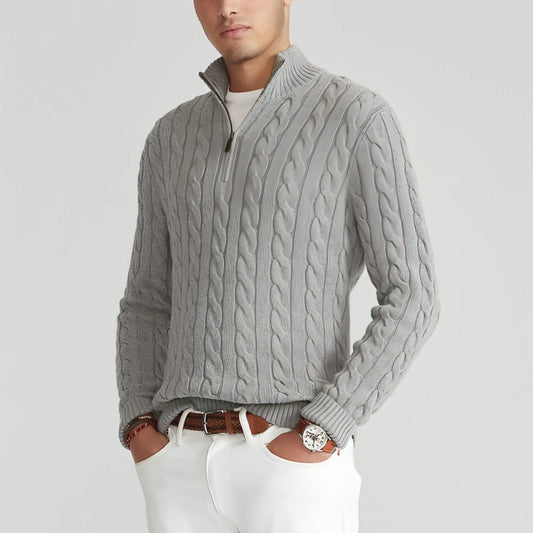 New Men's Warm Thick Needle Turtleneck Sweater Men - Which Mark
