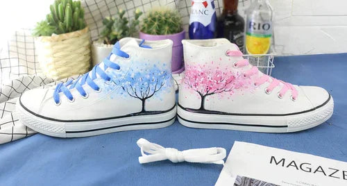 High Top Canvas Shoes For Summer And Autumn Women - Which Mark