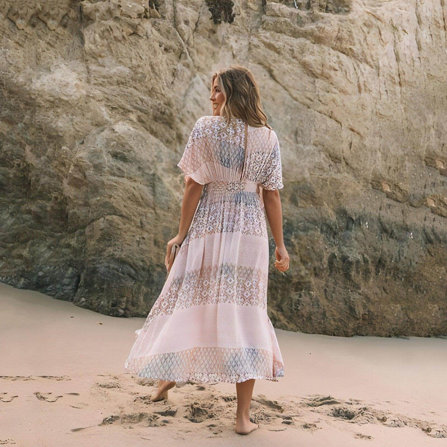 Fashion Spring Printing Dress Women - Which Mark