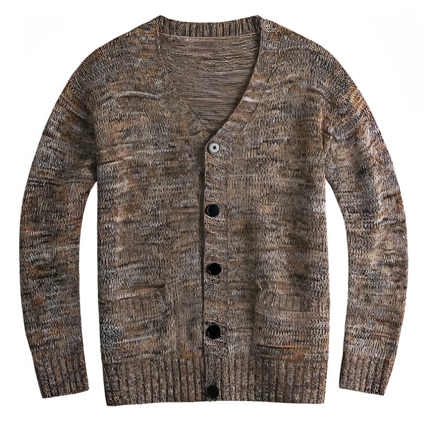 Men's Autumn And Winter Thin Mixed Wool Sweater - Which Mark
