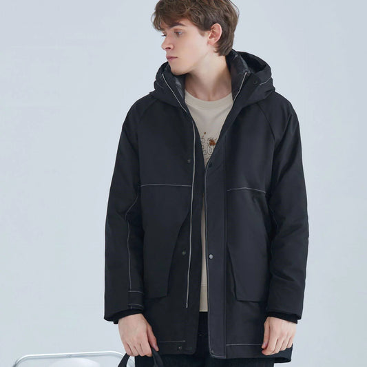 Winter Loose White Duck Down Quality Fashion Jacket Men - Which Mark