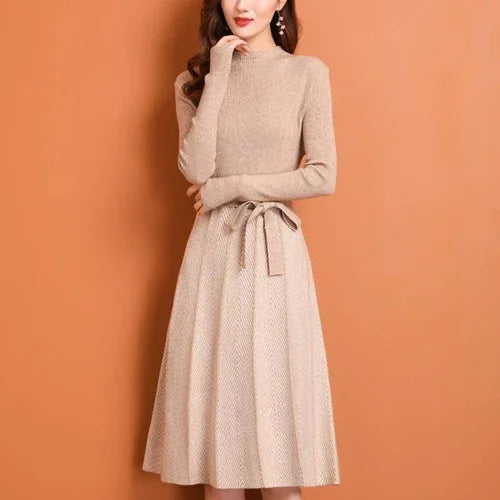 Sweater Skirt Inner Wear Base Temperament Long Women's Clothing Dress - Which Mark