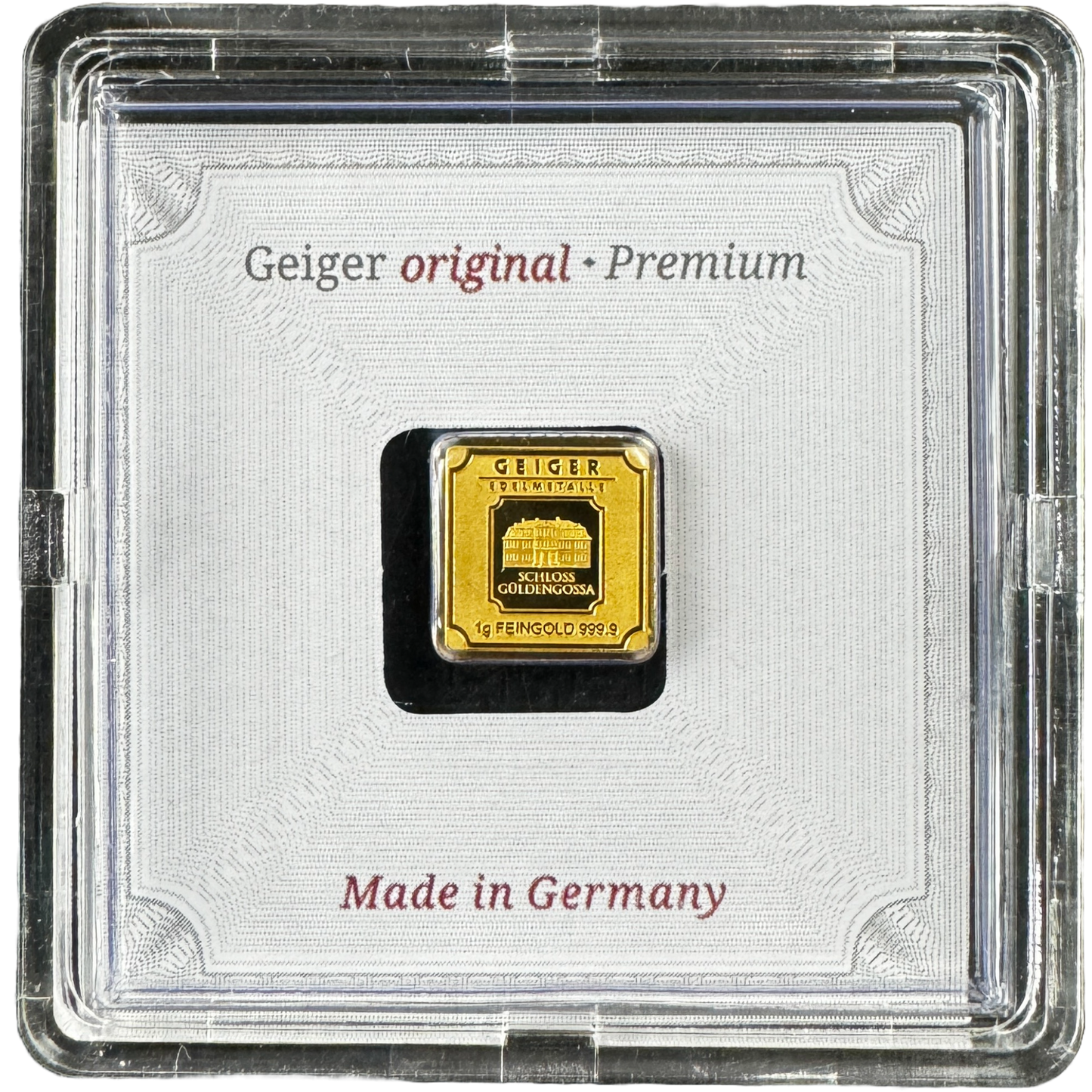 1 g Gold GEIGER Bar - Which Mark