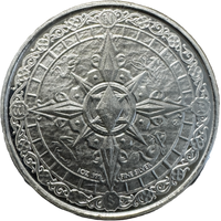 1 oz Silver BLANK WITH COMPASS .999 Round (OZ Mint) - Which Mark