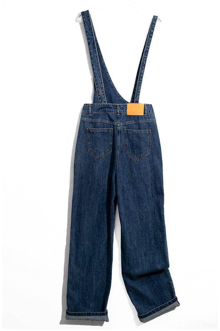 DenimCharm™ – Utility Strap Suspender Jeans - Which Mark