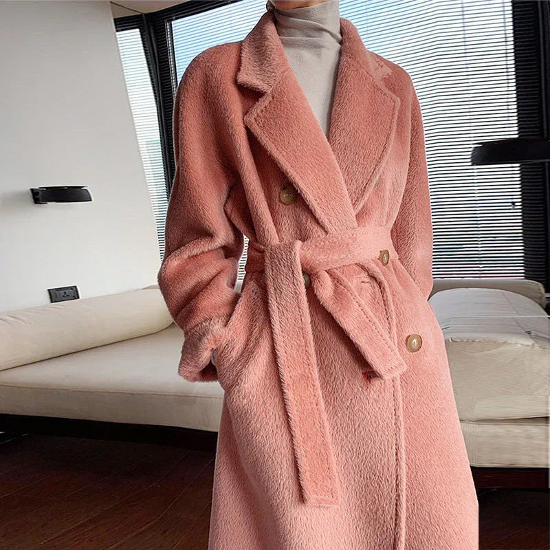Solid Sail Sheep Camel Coat β Luxury & Warmth for Winter Elegance - Which Mark