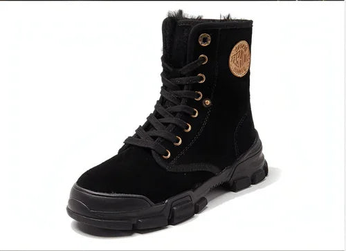 Plus velvet tube cotton shoes - Which Mark