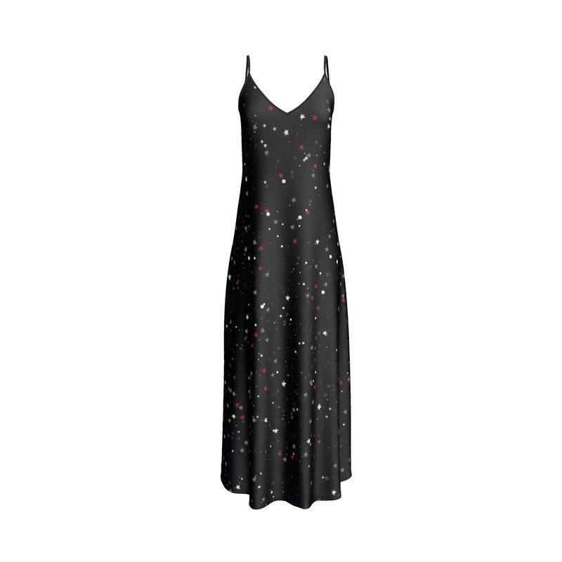 Andromeda Silk Dress in Galaxy - Which Mark