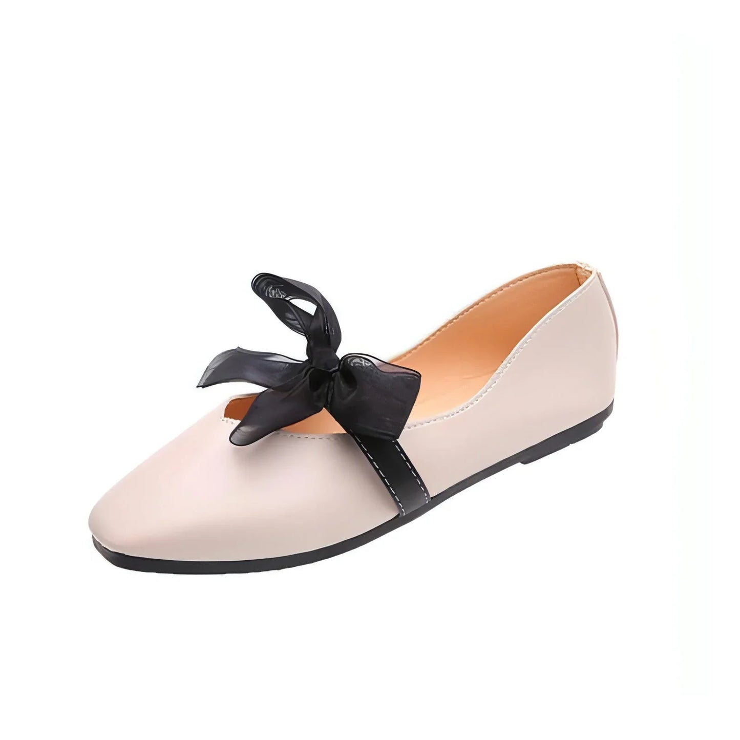 Zinia - Tie Flat Womens Shoes - Which Mark