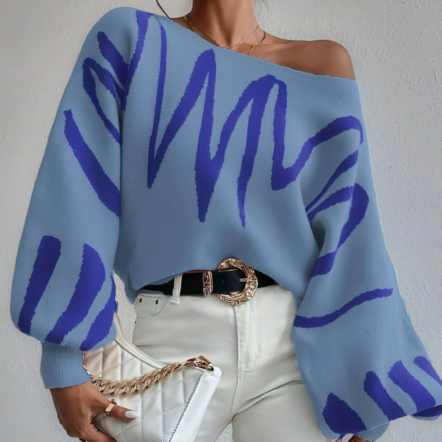 Loose Pullover Knitting Sweater Women - Which Mark