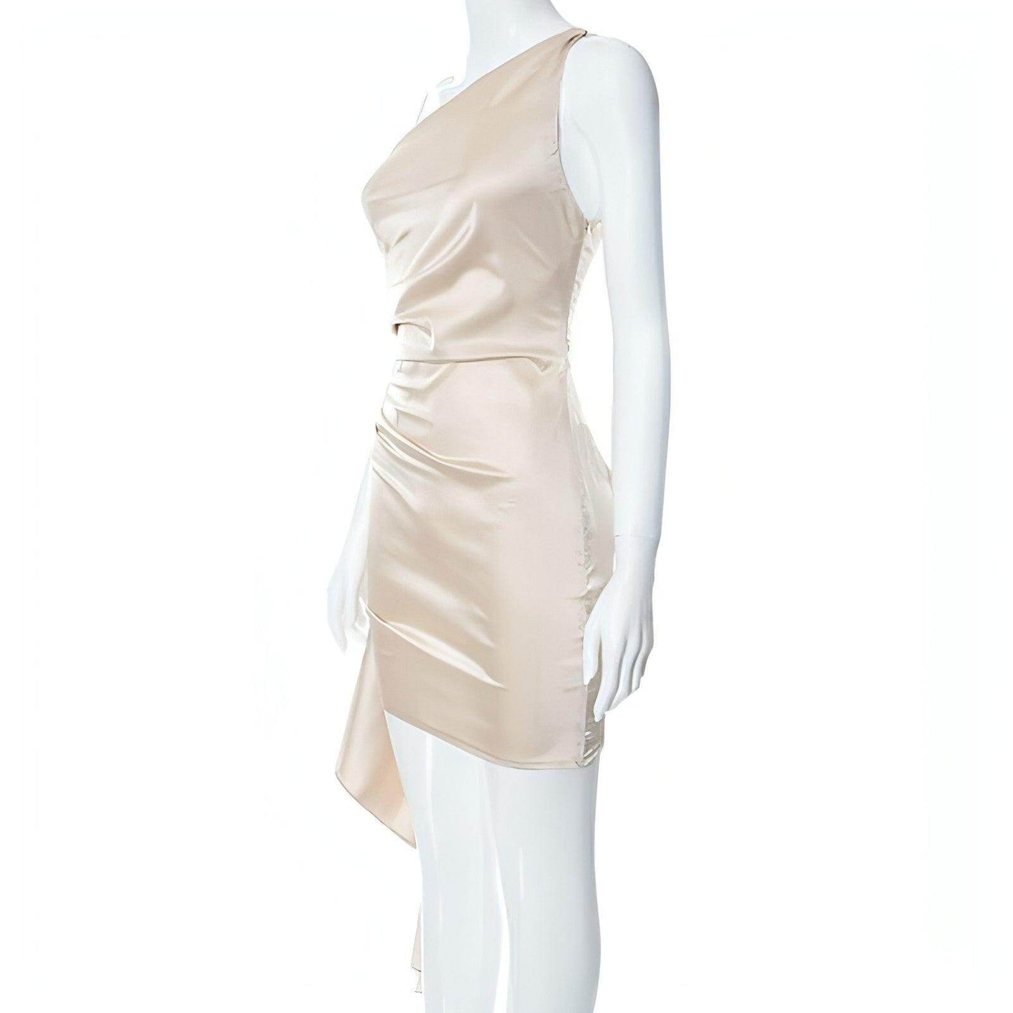 Crossbody Sleeveless Slim Fit Dress - Which Mark