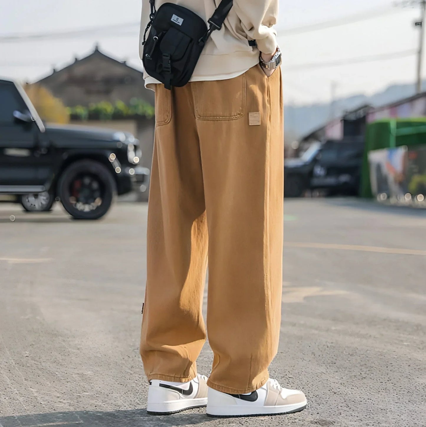 UrbanEase™ Cotton Pants Men's Casual - Which Mark
