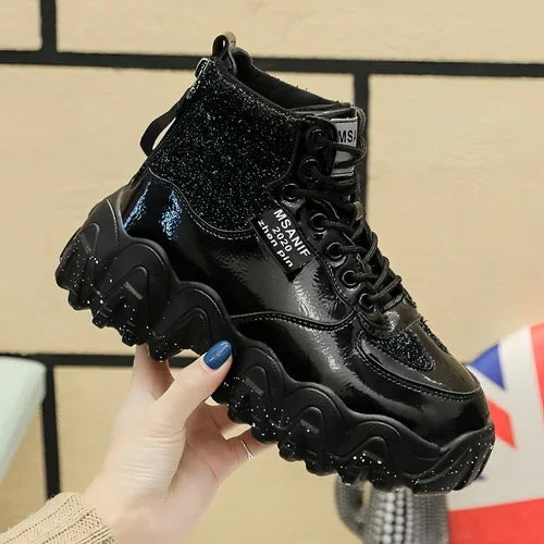 Big wavy snowflake daddy shoes women - Which Mark