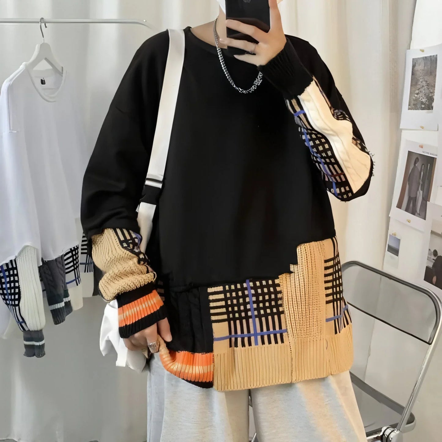 Ins National Fashion Brand Boys' Knitwear Sweater Youth Men - Which Mark