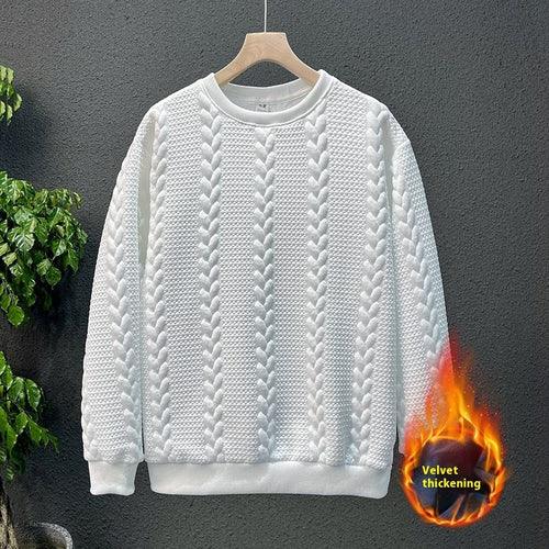 High Sense Internet Hot Fashion Brand Brushed Hoody Men - Which Mark
