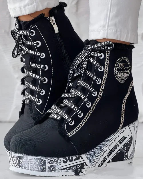 European And American Women's Clothing Colorful Rose Sneaker - Which Mark