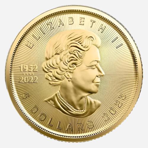 1/20 oz CANADIAN MAPLE LEAF Gold Coin (Random Year) - Which Mark