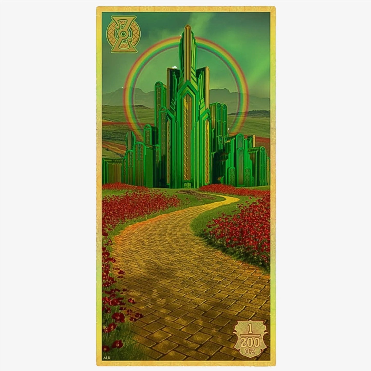 1/200 oz Gold PASSAGE TO OZ Note 2023 (OzNote) - Which Mark