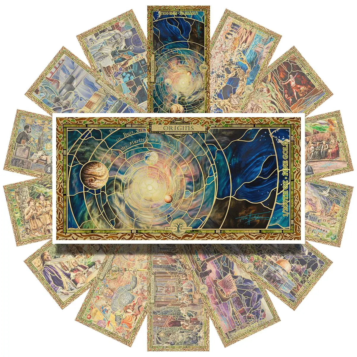 2022 Cook Islands ORIGINS Threads of Light 24k Gold Note - Which Mark