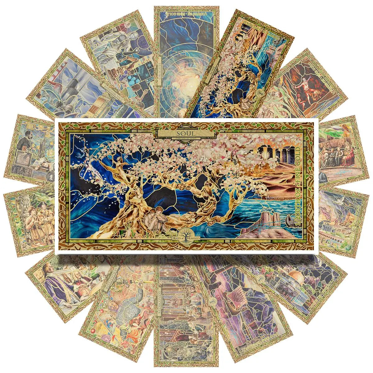 2022 Cook Islands SOUL Threads of Light 24k Gold Note - Which Mark