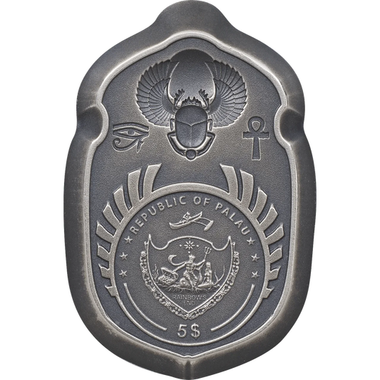 1 oz Silver RAMSES II SCARAB Coin 2022 Cook Islands - Which Mark