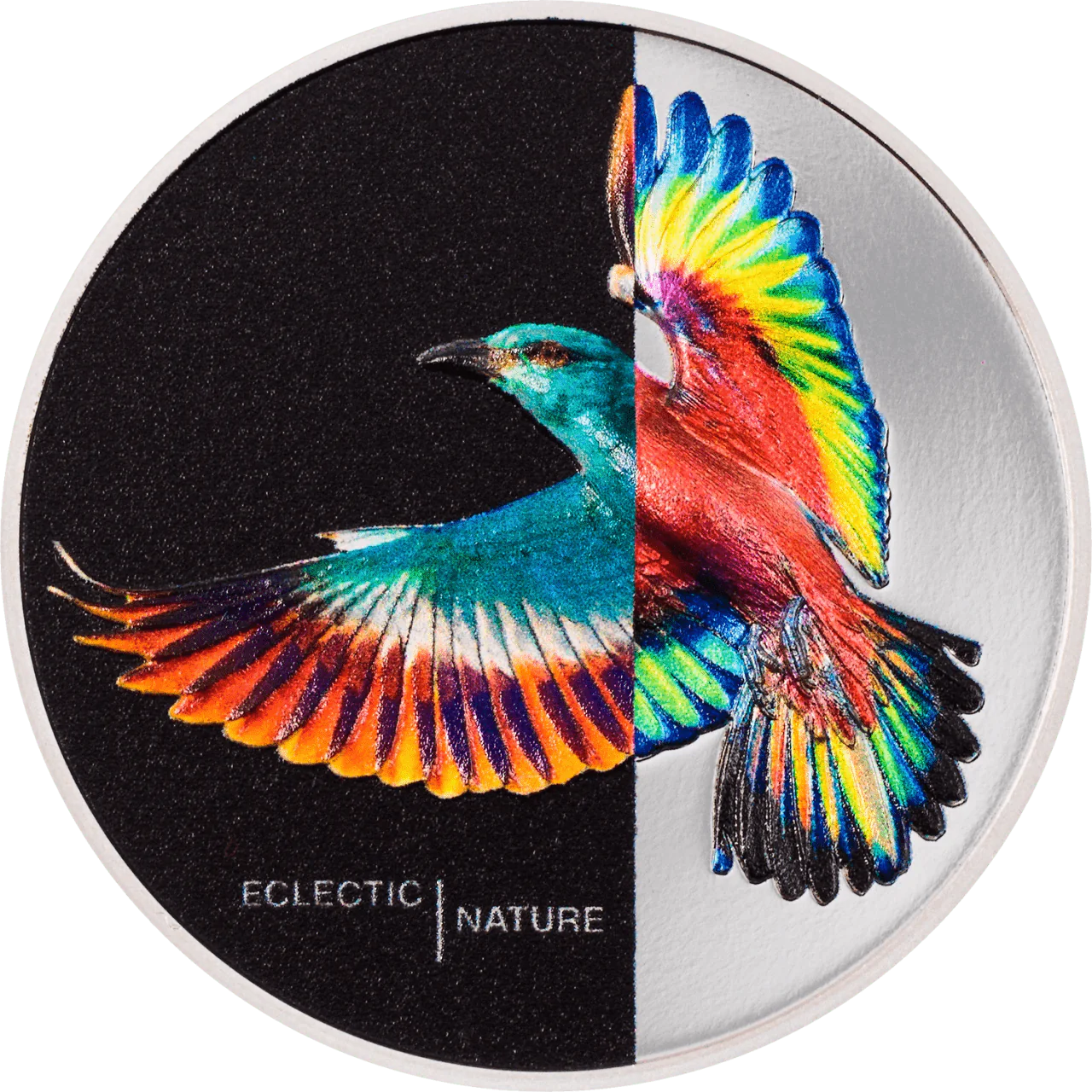 1 oz Silver ROLLER Eclectic Nature Coin 2022 Cook Island - Which Mark