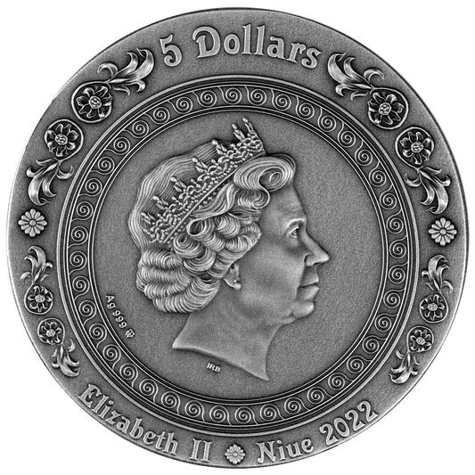 2 oz Silver HERA & JUNO Coin 2022 Niue - Which Mark