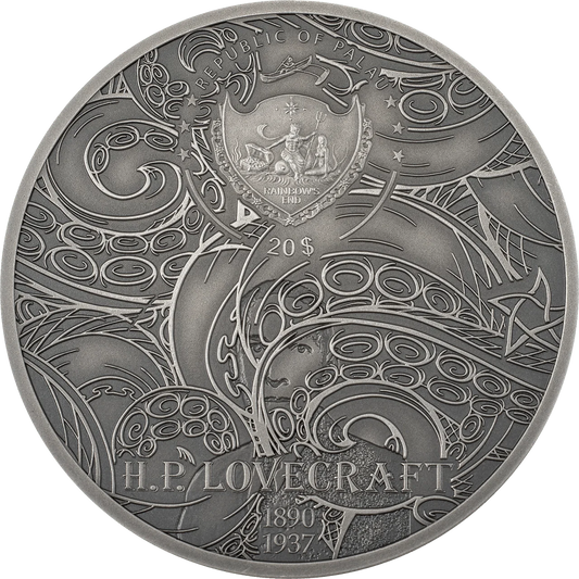 3 oz Silver CTHULHU MYTHOS Coin 2022 Palau - Which Mark