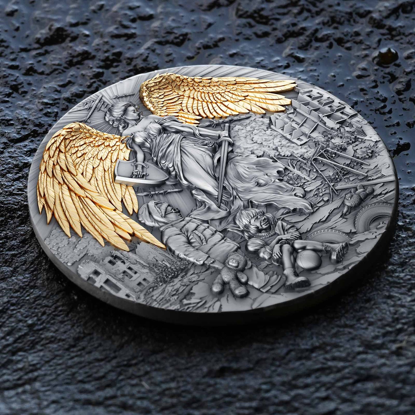 2 oz Silver GUARDIAN ANGEL Coin 2023 Cameroon - Which Mark