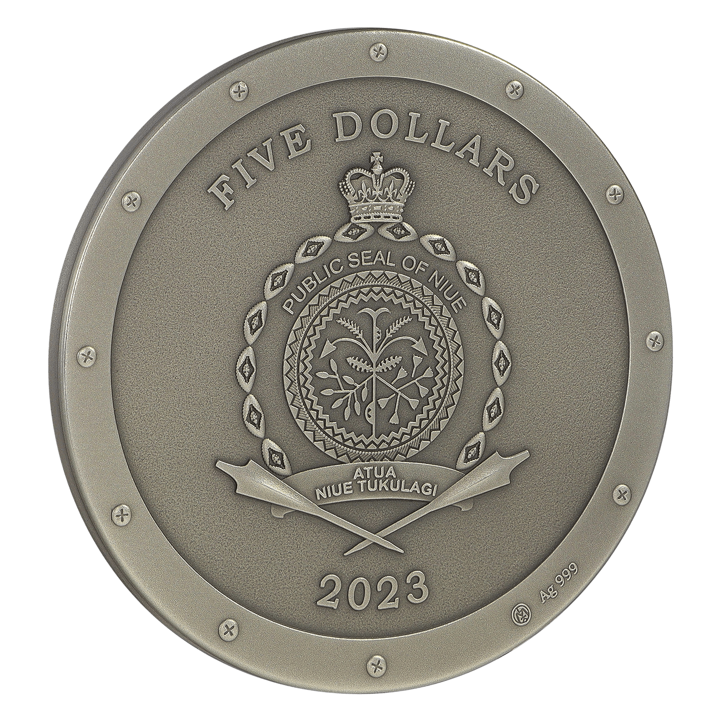 2 oz Silver METAL WOLF Steampunk Coin MS70 2023 Niue - Which Mark