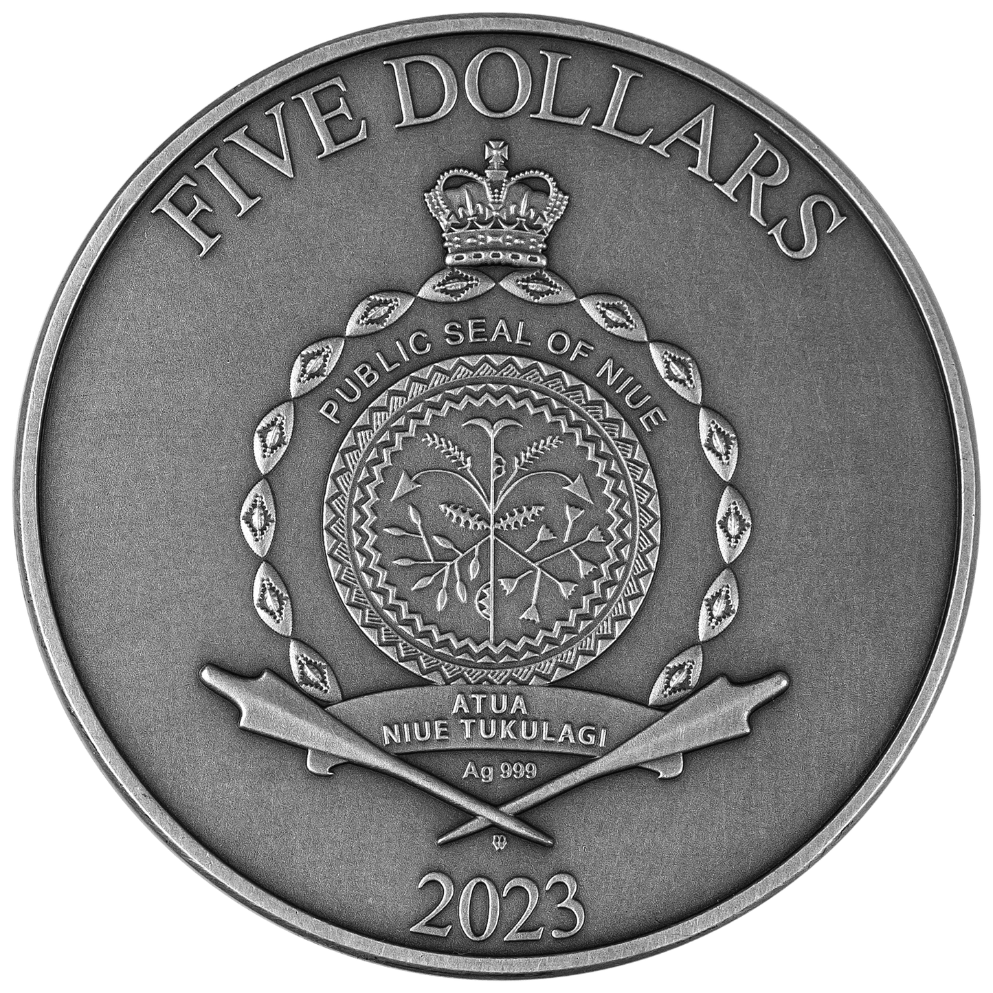 2 oz Silver ODIN Coin MS70 2023 Niue - Which Mark