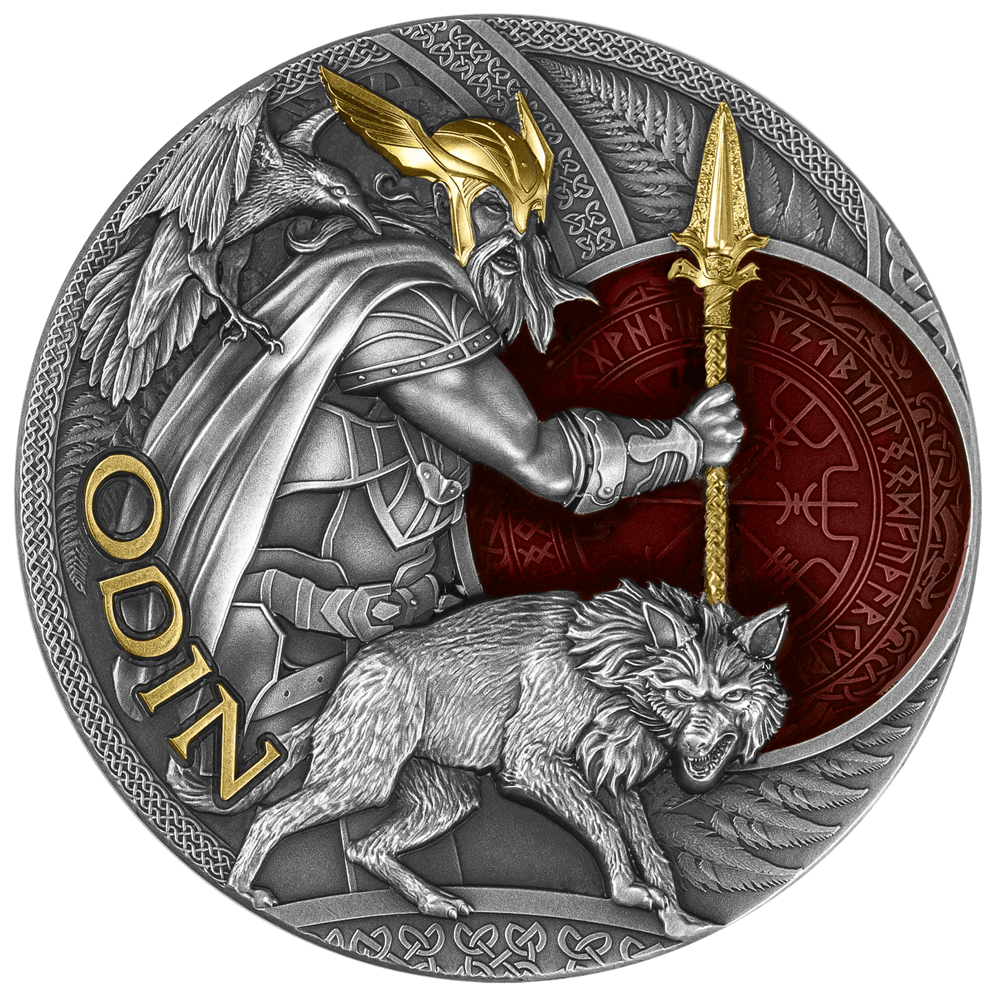 2 oz Silver ODIN Coin MS70 2023 Niue - Which Mark