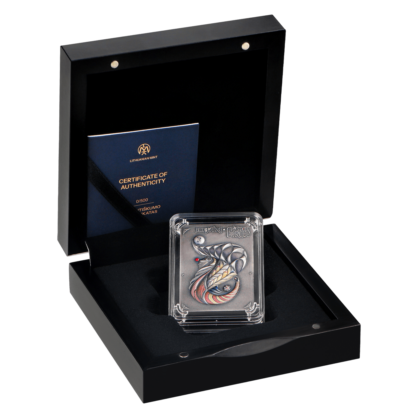 2 oz Silver BECOMING Pastel Circus Coin 2024 Niue - Which Mark