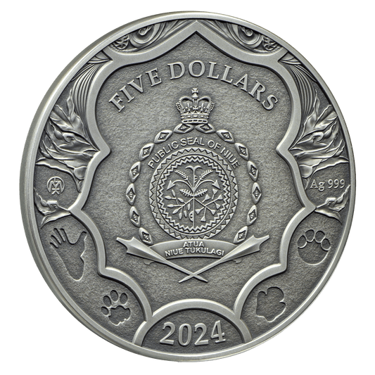 2 oz Silver ELEPHANT Save the Powers Coin 2024 Niue - Which Mark