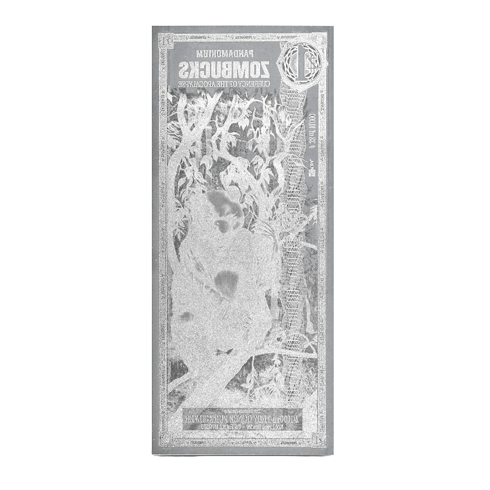 2026 Zombucks PANDAMONIUM 1/1000 oz Silver Note - Which Mark