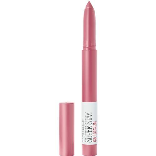 Maybelline Super Stay Ink Crayon Lipstick, Precision Tip Matte Lip Crayon with Built-in Sharpener, Longwear Up To 8Hrs, Achieve it All, 1.2g - Which Mark