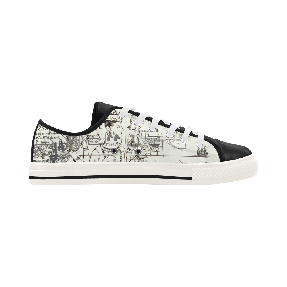MAP AND SOME ILLUSTRATIONS Low Top Action Leather Men's Shoes - Which Mark