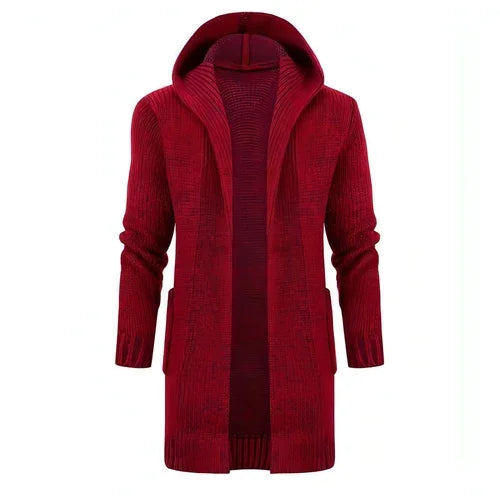 Men's Sweater European And American Style Mid-length Cardigan - Which Mark