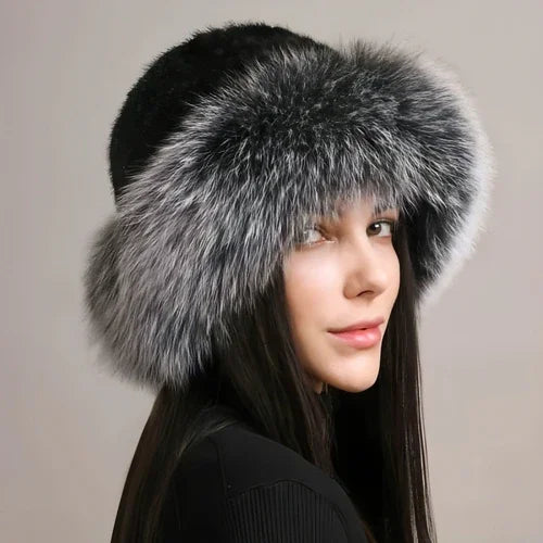 Mink Hair Hat Lady Braided Fur Winter Winter - Which Mark