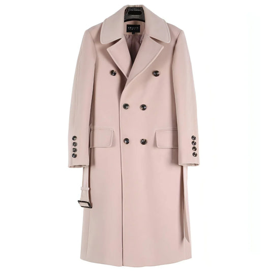 Trench Coat With Belt For Men - Which Mark