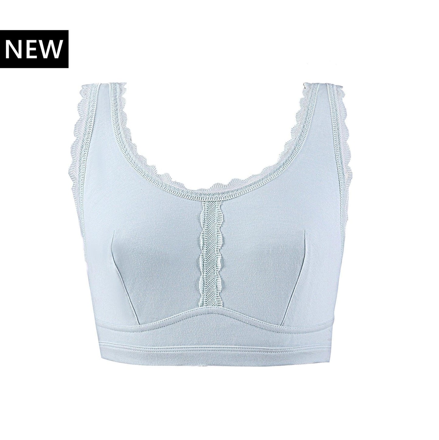 Georgia - Silk Back Support Full Coverage Wireless Organic Cotton Bra - Which Mark