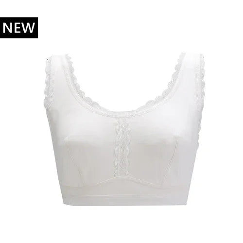 Georgia - Silk Back Support Full Coverage Wireless Organic Cotton Bra - Which Mark