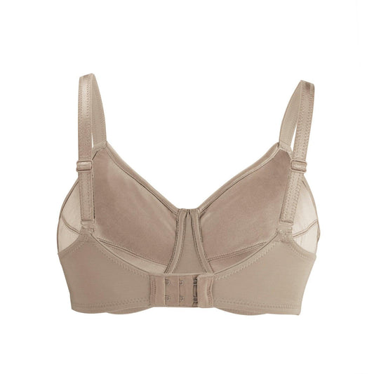 Shell-Supportive Non-Wired Silk & Organic Cotton Full Cup Bra with - Which Mark