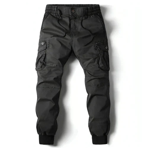 Spring Men's Tappered Work Clothes Multi-pocket Loose Casual Pants - Which Mark