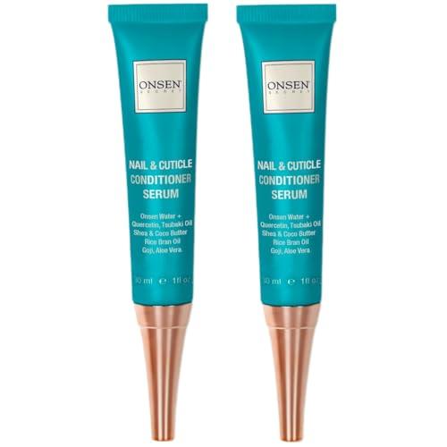 Onsen Cuticle Cream, Cuticle Oil in Deep Action - Japanese Natural Minerals Nail Care Serum and Butter, Soothe, and Strengthen Cuticles and Nails, Visible Results, Non-Greasy - 15ml - Which Mark