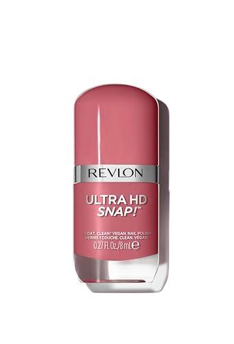 REVLON Ultra HD Snap Nail Polish, Glossy Nail Color, 100% Vegan Formula, No Base and Top Coat Needed, 001 Early Bird, 0.27 Fl Oz/ 8ml - Which Mark