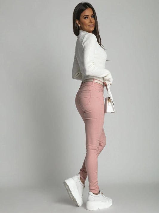 Women's fitted cream turtleneck 3212024 - Which Mark