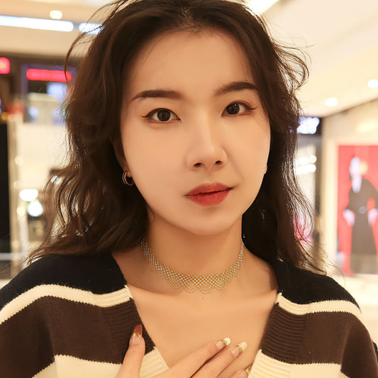 Rainbow Woven Gold Tassel Wooden Necklace - Which Mark