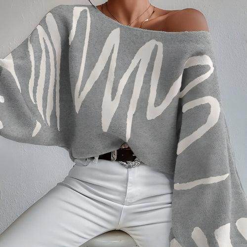 Loose Pullover Knitting Sweater Women - Which Mark